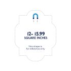 Custom Shape Magnet - 12 to 15.99 Square Inches Outdoor Safe