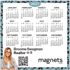 2026 Custom Calendar Magnets 4x4, customizable with free design and pay-after-approval, durable magnetic calendar, Made in the USA