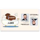 Clean Dirty Dishwasher Fridge Magnets - 2x3.5