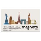 Travel Agent Business Card Custom Magnets 2x3.5