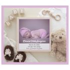 Save the Date Baby Announcement Magnet-Girl 3.5x4