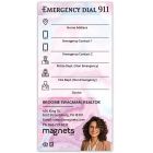 Important Phone Number Refrigerator Magnets