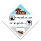 Dirty Clean Dishwasher Magnet 4x4