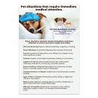 PET MEDICAL TIPS: 4x6 Full Color Refrigerator Magnet