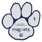 Paw Shaped Custom Outdoor Magnets 5 inch