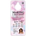 Large Door Hanger with Business Card Magnet 4.5x11