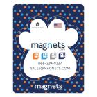 Paw Print Picture Frame Magnet 3x3.75