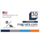 2x3.5 Custom Outdoor Business Card Magnets