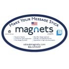 Oval Advertising Magnets 4x6