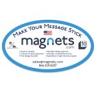 Outdoor Oval Car Magnets 4x6