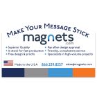Custom Business Card Magnet for your business promotions