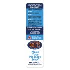 Custom Magnetic Strips for Lockdowns - 6.5x1.75