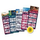 Baseball Schedule Magnets with Promotional Business Cards