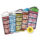  House-Shaped Magnetic Baseball Schedules for Fridge