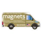 Custom Transit Van Shaped Magnet 5.25x2.44 with Metallic Print
