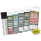 Football Schedule with Peel and Stick Magnet 3.5x9